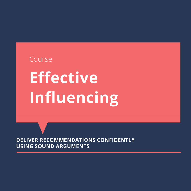 Effective Influence / Virtual Course Available For Booking